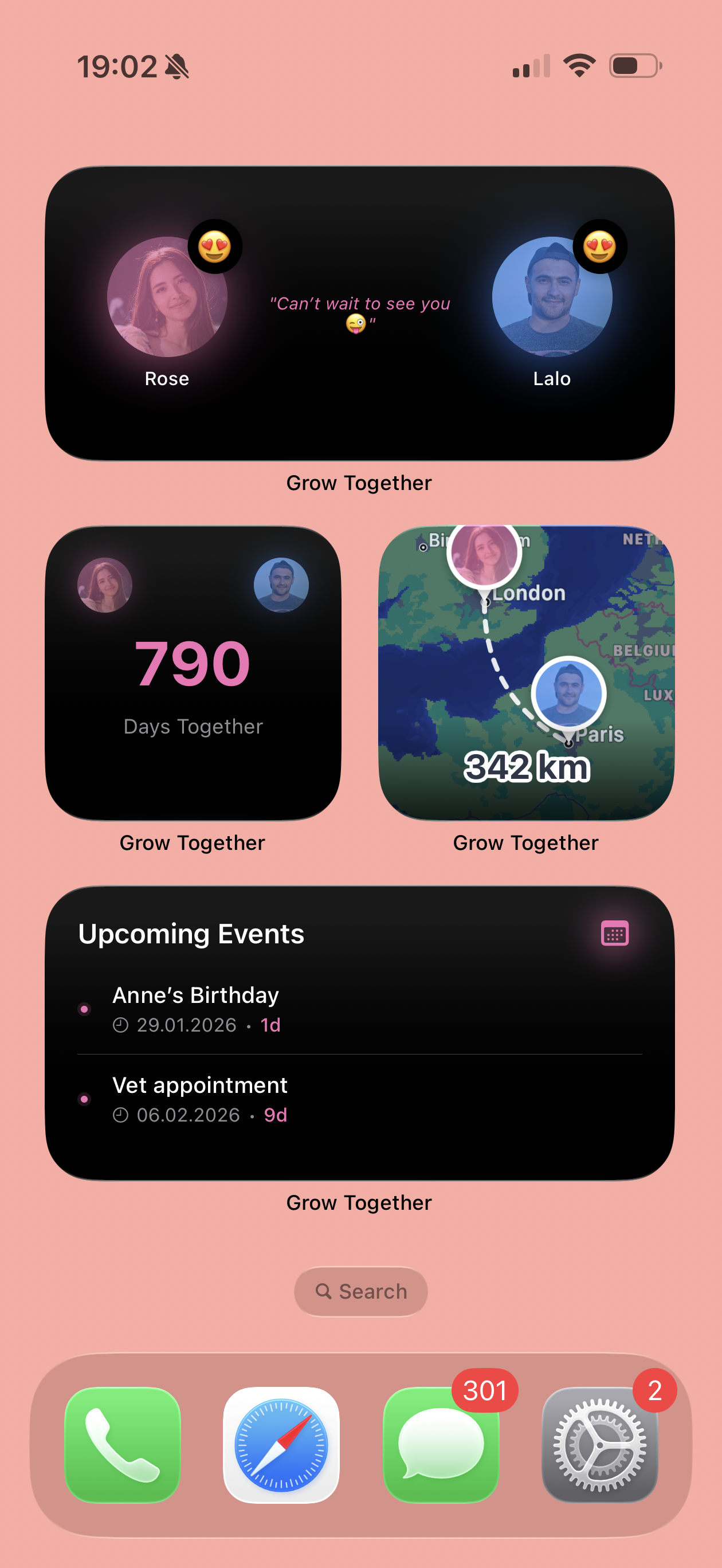 Grow Together iOS Widgets